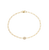 Dinh Van Le Cube Yellow Gold Diamant Chain Bracelet