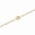 Dinh Van Le Cube Yellow Gold Diamant Chain Bracelet diamond detail