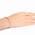 Dinh Van Le Cube White Gold Diamant Medium Cuff Bracelet on model