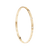Dinh Van Pulse Yellow Gold and Diamond Small Bangle