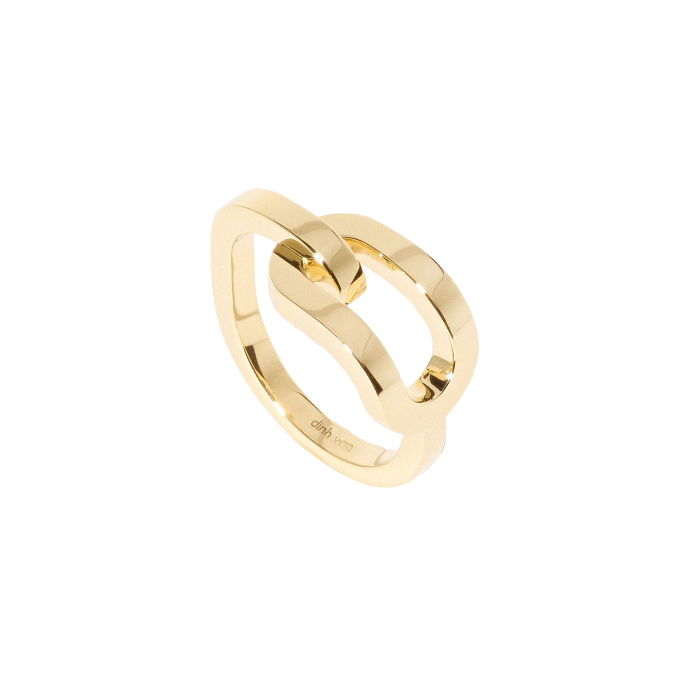 Dinh Van Maillon Yellow Gold Large Ring
