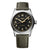 Longines Spirit Pilot 39mm Watch with Green Rubber Strap