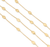 Marco Bicego Siviglia Yellow Gold Long Necklace Small Bean beads