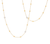 Marco Bicego Siviglia Small Bean Long Necklace with Diamond Accents