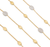 Marco Bicego Siviglia Small Bean Long Necklace with Diamond Accents