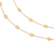 Marco Bicego Siviglia Yellow Gold Long Necklace Medium Bean beads