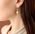 Marco Bicego Siviglia Mixed Metals Hook Earrings with Diamond Accent on model
