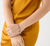 Marco Bicego Paradise Single Strand Amethyst and Pink Tourmaline Bracelet on model