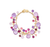 Marco Bicego Paradise Double Strand Amethyst and Pink Tourmaline Bracelet