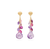 Marco Bicego Paradise Multi-Strand Amethyst and Pink Tourmaline Earrings