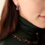 Marco Bicego Paradise Amethyst and Pink Tourmaline Drop Earrings on Model