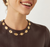 Marco Bicego Lunaria Yellow Gold Single Strand Petal Necklace