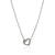 John Hardy Essentials Mixed Metals Heart Link Necklace with Diamonds