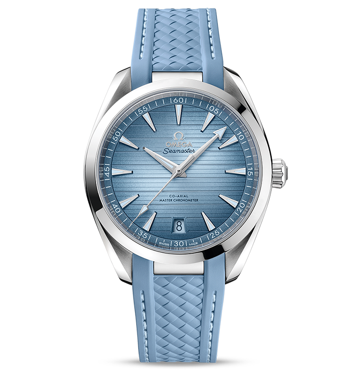 OMEGA Seamaster Aqua Terra 150M Co-Axial Master Chronometer, 41mm with Summer Blue Dial