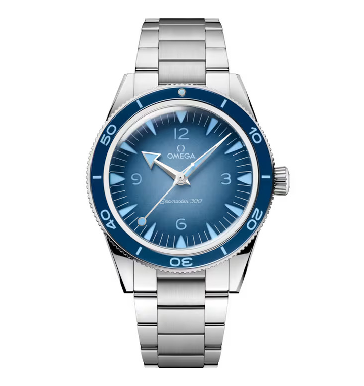 Seamaster 300 41mm Summer Blue Dial Omega Watch | Fink's