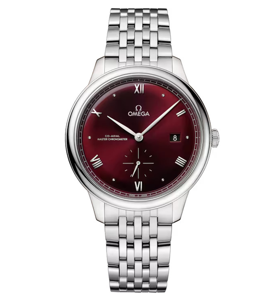 De Ville Prestige 41mm Burgundy Dial Omega Watch | Fink's
