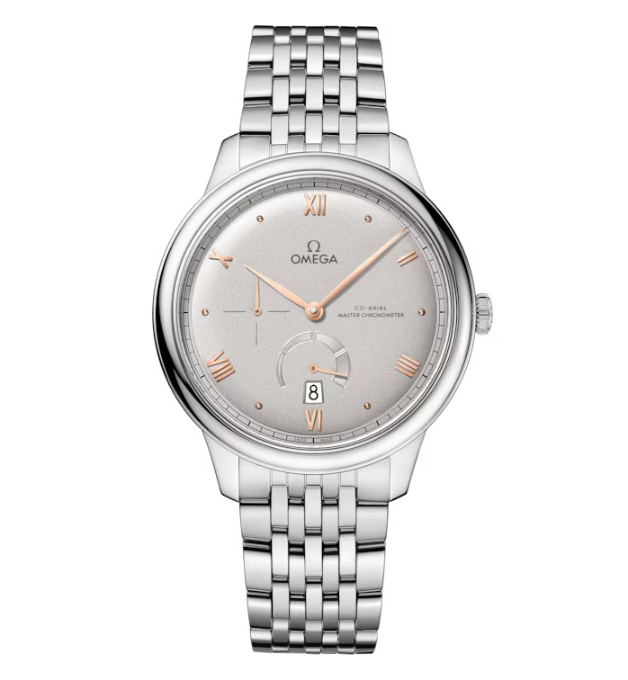 OMEGA De Ville Prestige 41mm Watch with Silver Dial