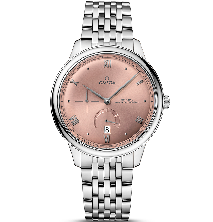OMEGA De Ville Prestige Co-Axial Master Chronometer Power Reserve, 41mm with Salmon Dial