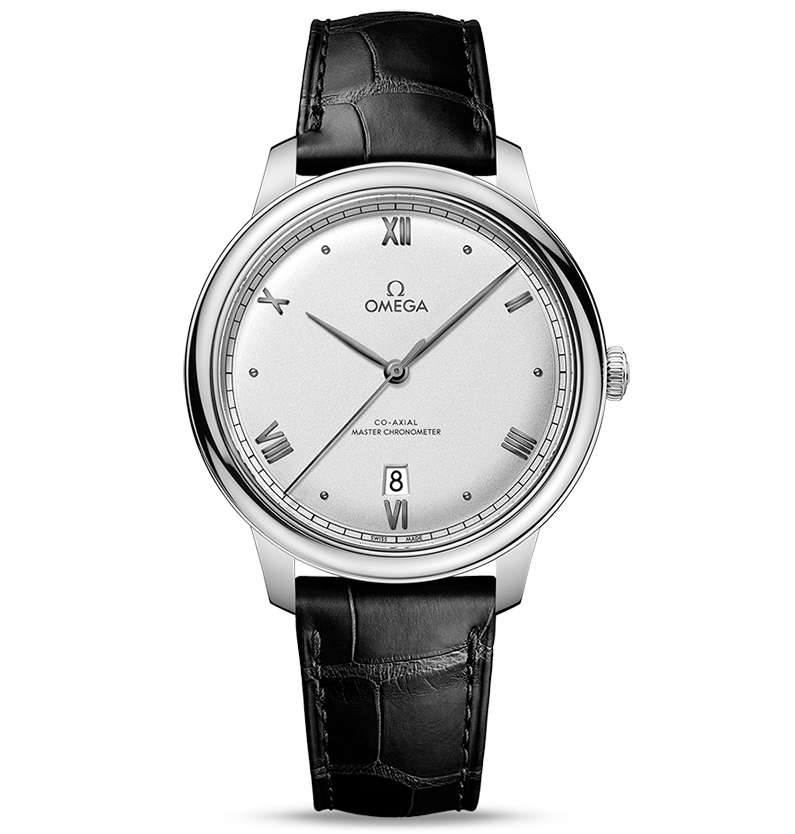 OMEGA De Ville Prestige Co-Axial Master Chronometer, 40mm with Matte Silver Dial
