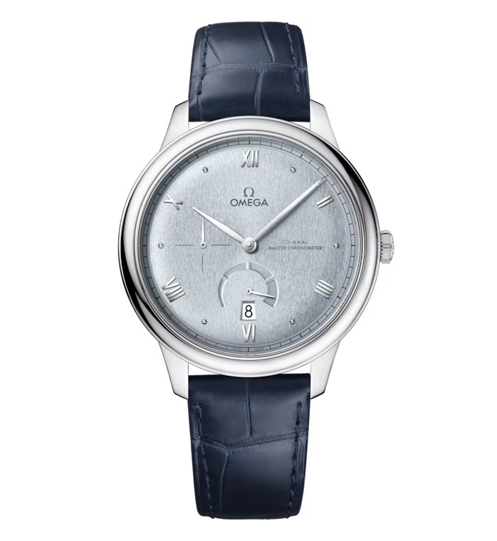 OMEGA De Ville Prestige 41mm Watch with Ice Blue Dial