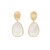 Marco Bicego Lunaria Yellow Gold Mother of Pearl Drop Earrings