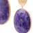 Marco Bicego Lunaria Yellow Gold Charoite Double Drop Earrings