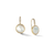 Marco Bicego Jaipur Color Yellow Gold and Diamond Small Drop Earrings in Mother of Pearl