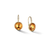 Marco Bicego Jaipur Color Yellow Gold and Diamond Small Drop Earrings in Citrine