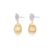 Marco Bicego Lunaria Mixed Metals Double Drop Earrings with Diamonds