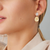 Model Wearing Marco Bicego Lunaria Double Drop Earrings with Diamonds