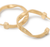 Marco Bicego Marrakech Yellow Gold Twisted Small Hoop Earrings