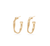 Marco Bicego Marrakech Yellow Gold Twisted Small Hoop Earrings