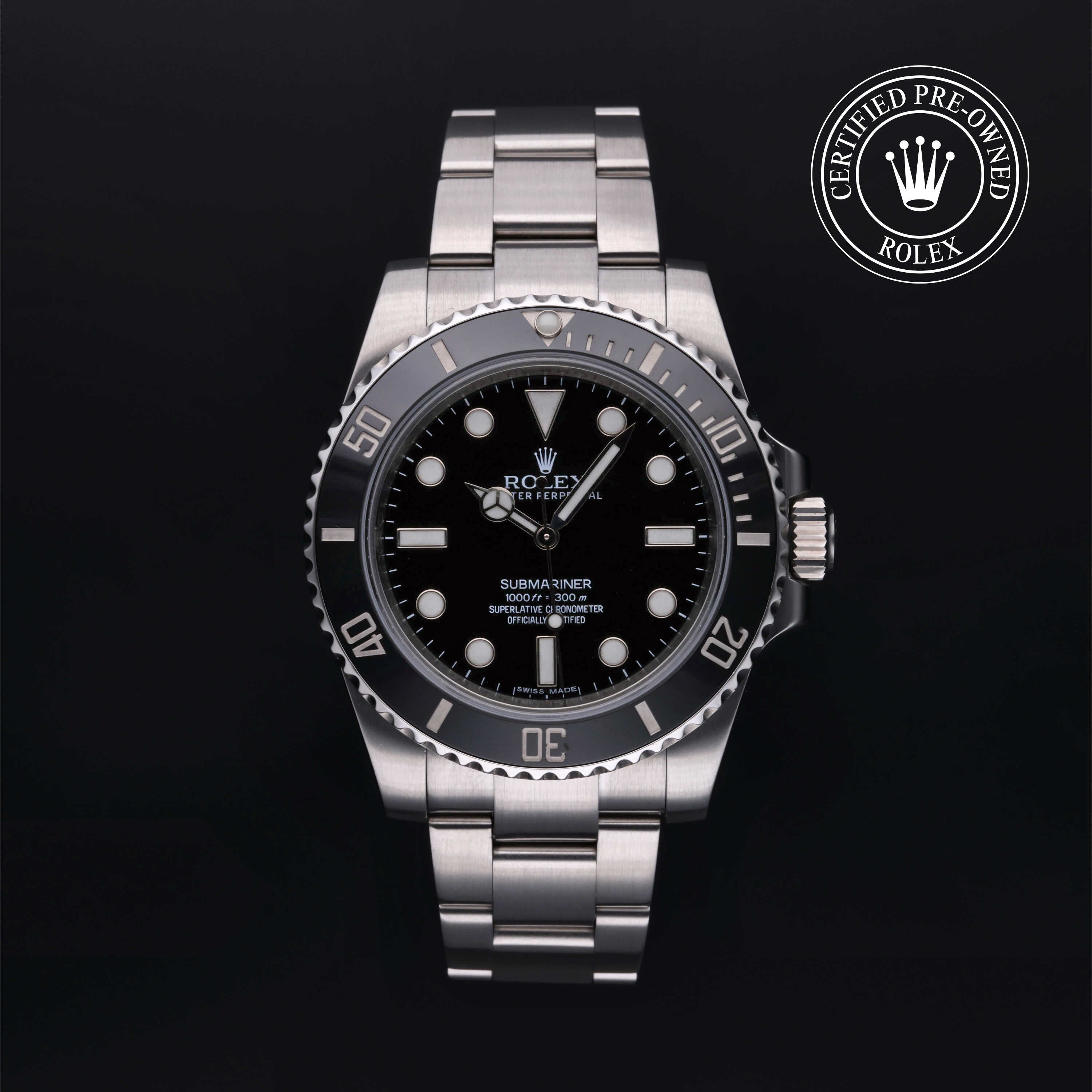Rolex Certified Pre-Owned Submariner watch