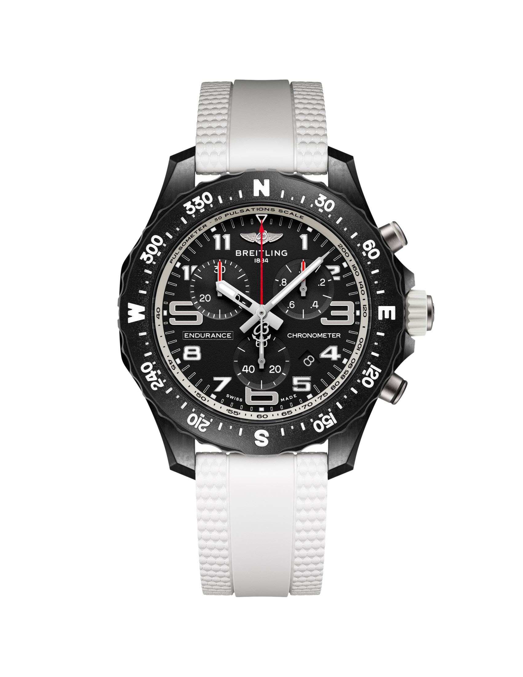 Breitling Endurance Pro 38 Watch with White Strap | Fink's