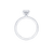 Fink's Exclusive Oval Diamond Engagement Ring with Hidden Halo in White Gold
