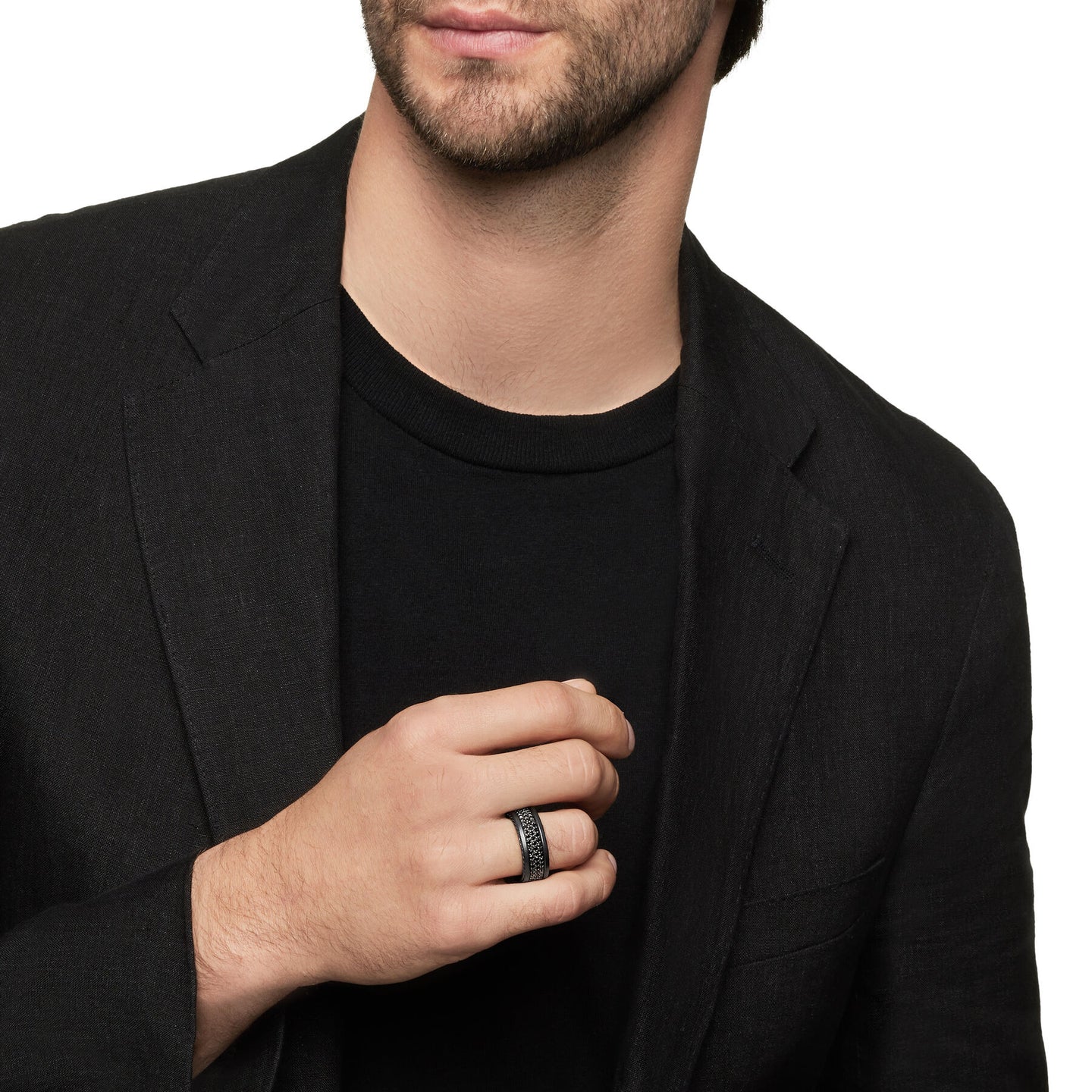 David Yurman The Wedding Collection Ring in Black Titanium (Image 5)