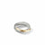 David Yurman Crossover Band Ring in Sterling Silver with 18K Yellow Gold, 5.3mm in 18-Karat Rose Gold