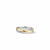 David Yurman Crossover Band Ring in Sterling Silver with 18K Yellow Gold, 5.3mm in 18-Karat Rose Gold (Image 2)