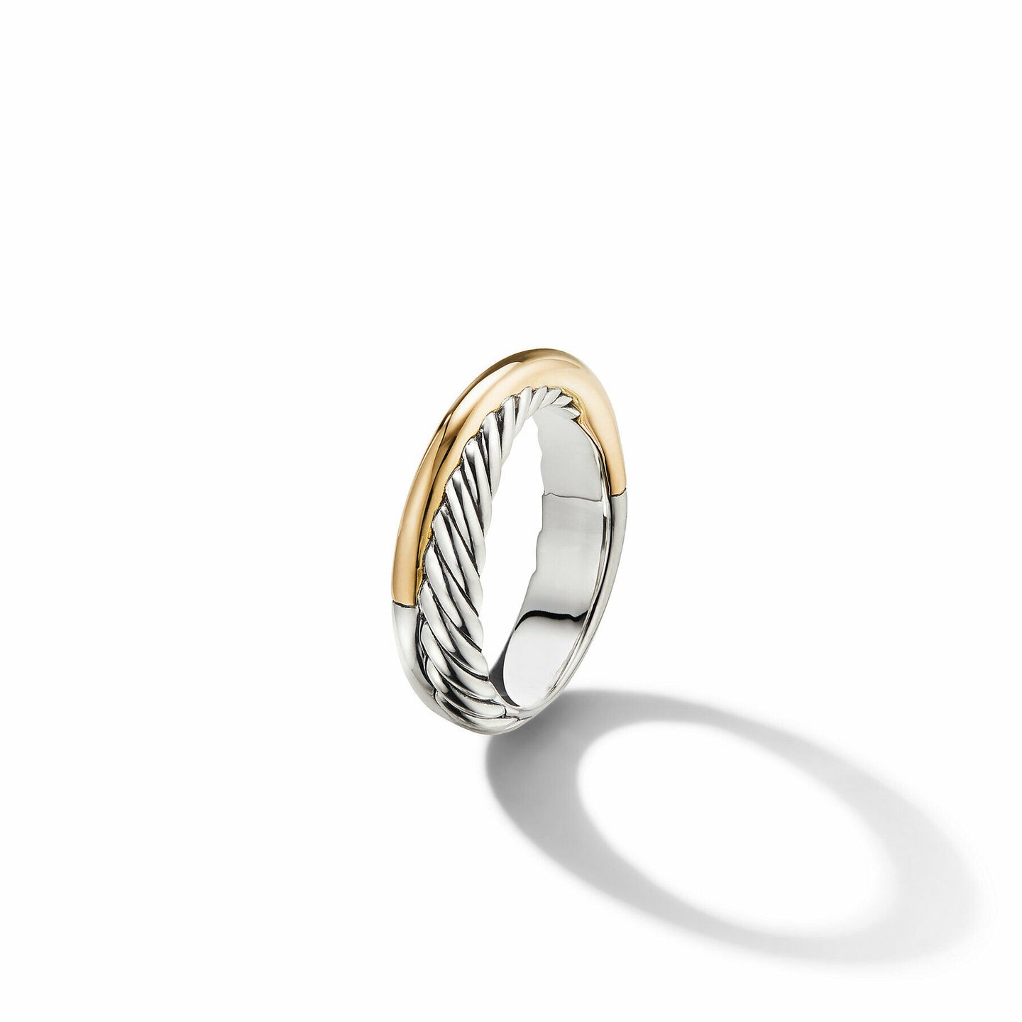 David Yurman   Ring in Silver and 18-Karat Yellow Gold (Image 4)