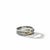 David Yurman X Crossover Band Ring in Sterling Silver with 18K Yellow Gold, 6mm in 18-Karat Rose Gold