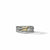 David Yurman X Crossover Band Ring in Sterling Silver with 18K Yellow Gold, 6mm in 18-Karat Rose Gold (Image 2)