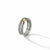 David Yurman X Crossover Band Ring in Sterling Silver with 18K Yellow Gold, 6mm in 18-Karat Rose Gold (Image 3)