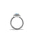 Petite Albion® Ring with Blue Topaz and Diamonds, Size 6 (Image 4)