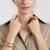 David Yurman Cable Collectibles® Stations Stack Ring in 18K Yellow Gold with Diamonds, 2mm in 18-Karat Yellow Gold (Image 5)