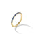 Cable Collectibles Stack Ring in 18K Yellow Gold with Pavé Blue Sapphires, Size 7