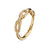 Stax Chain Link Ring in 18K Yellow Gold with Diamonds, 4.5mm