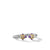 Renaissance Ring in Sterling Silver with Amethyst, 14K Yellow Gold and Diamonds, Size 6
