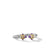 Renaissance Ring in Sterling Silver with Amethyst, 14K Yellow Gold and Diamonds, Size 7