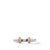Renaissance Ring in Sterling Silver with Amethyst, 14K Yellow Gold and Diamonds, Size 7