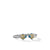 Renaissance Ring in Sterling Silver with Hampton Blue Topaz, 14K Yellow Gold and Diamonds, Size 6